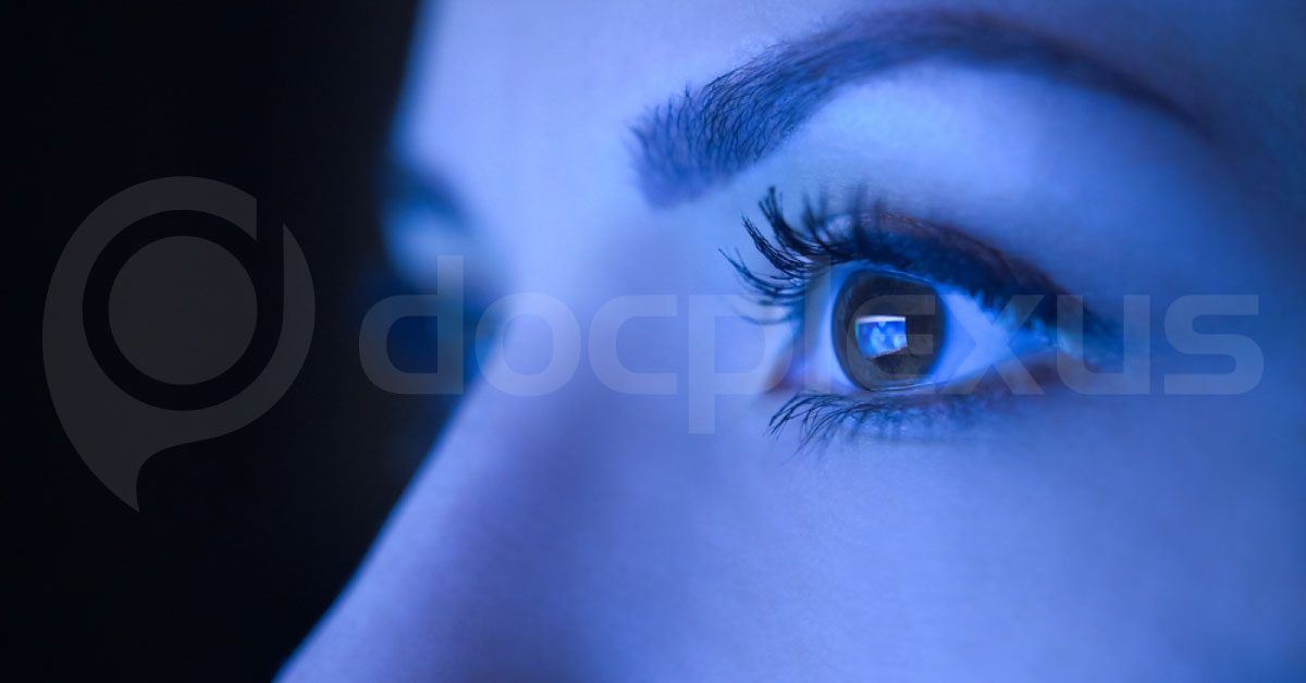 Blue Light Exposure Relax Person From Stress