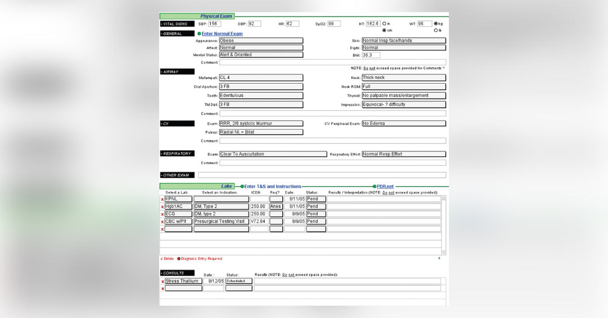 Are There Any Standard Format Of Issuing A Pre Operative Fitness Certificate