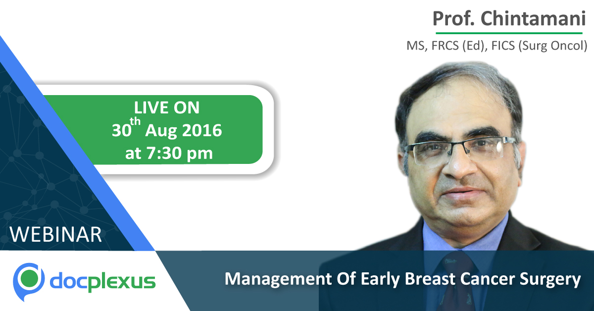 Webinar on Management of Early Breast Cancer Surgery