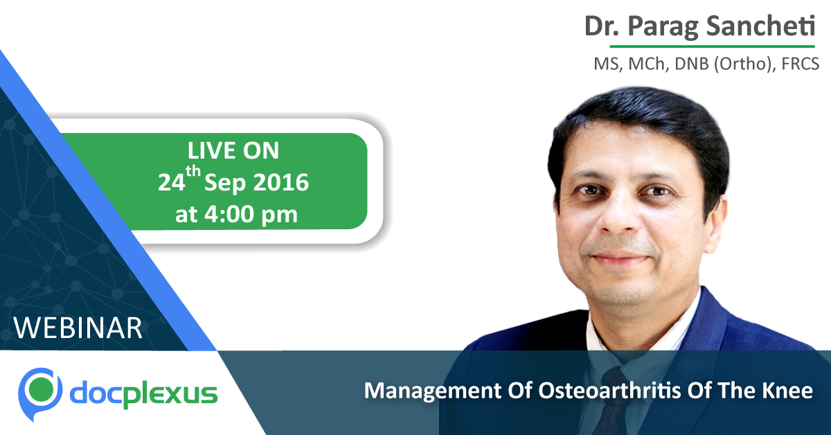 Webinar on Management of Osteoarthritis of the Knee