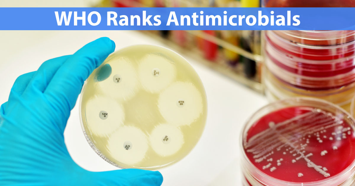 WHO Updates Antimicrobials Rank