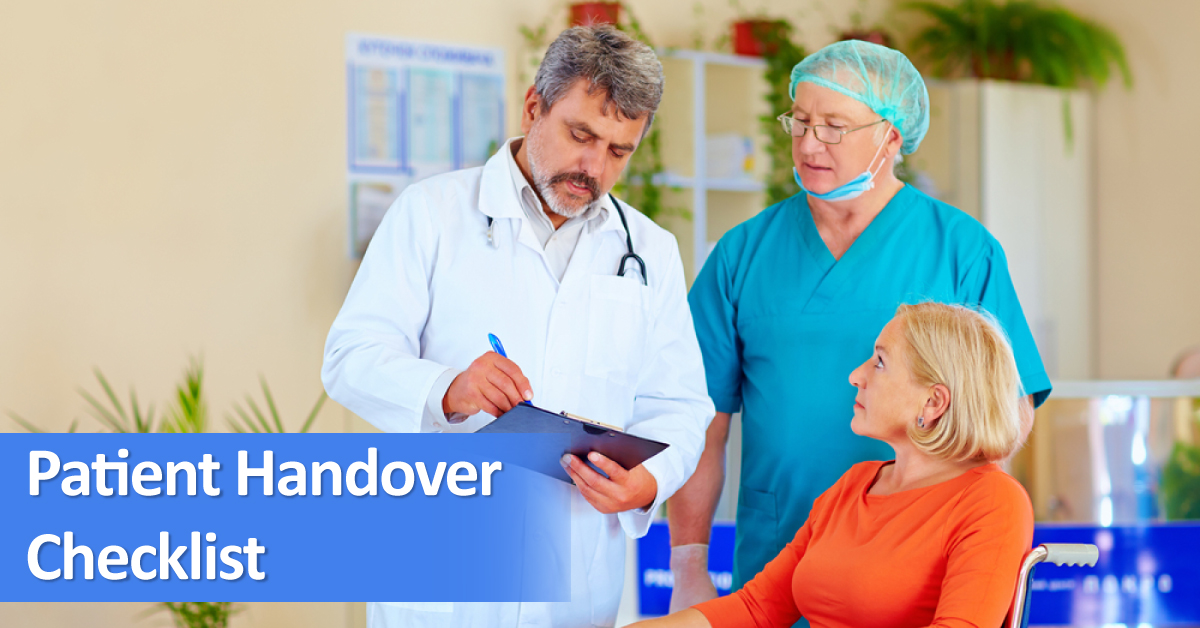 Surgery Patient Handover Checklist