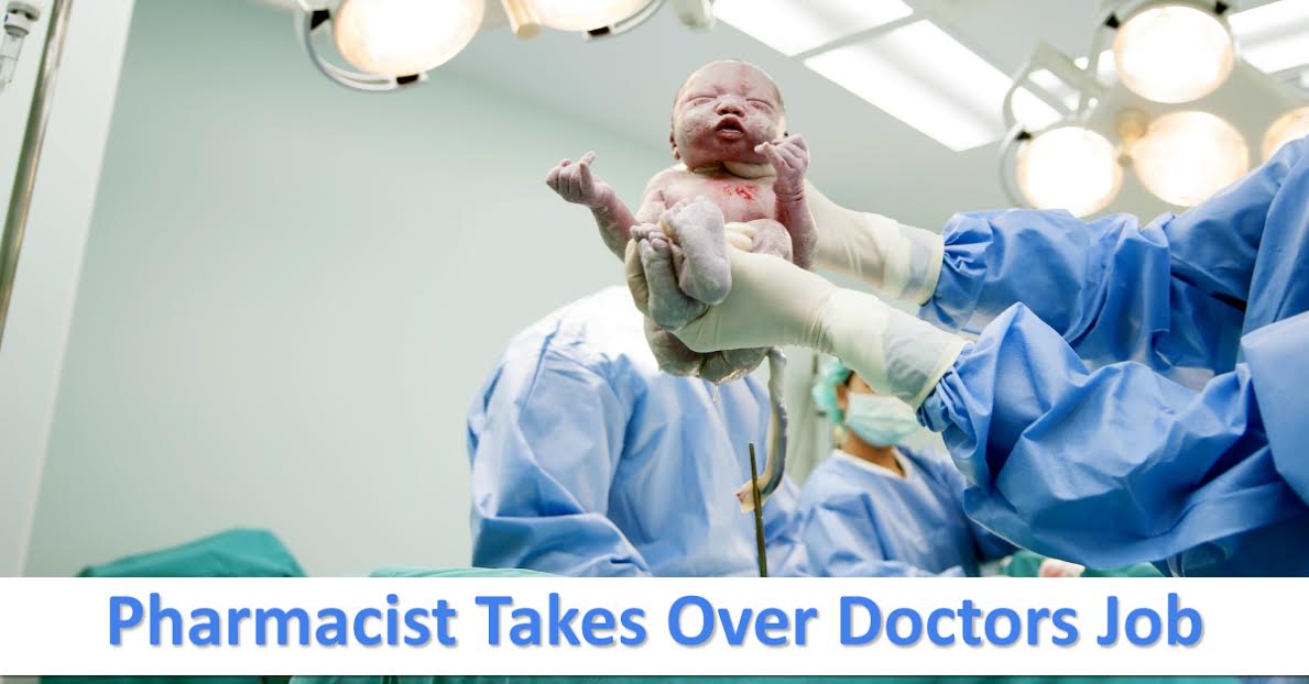 Pharmacist Delivers Baby, Leaves Needle Inside