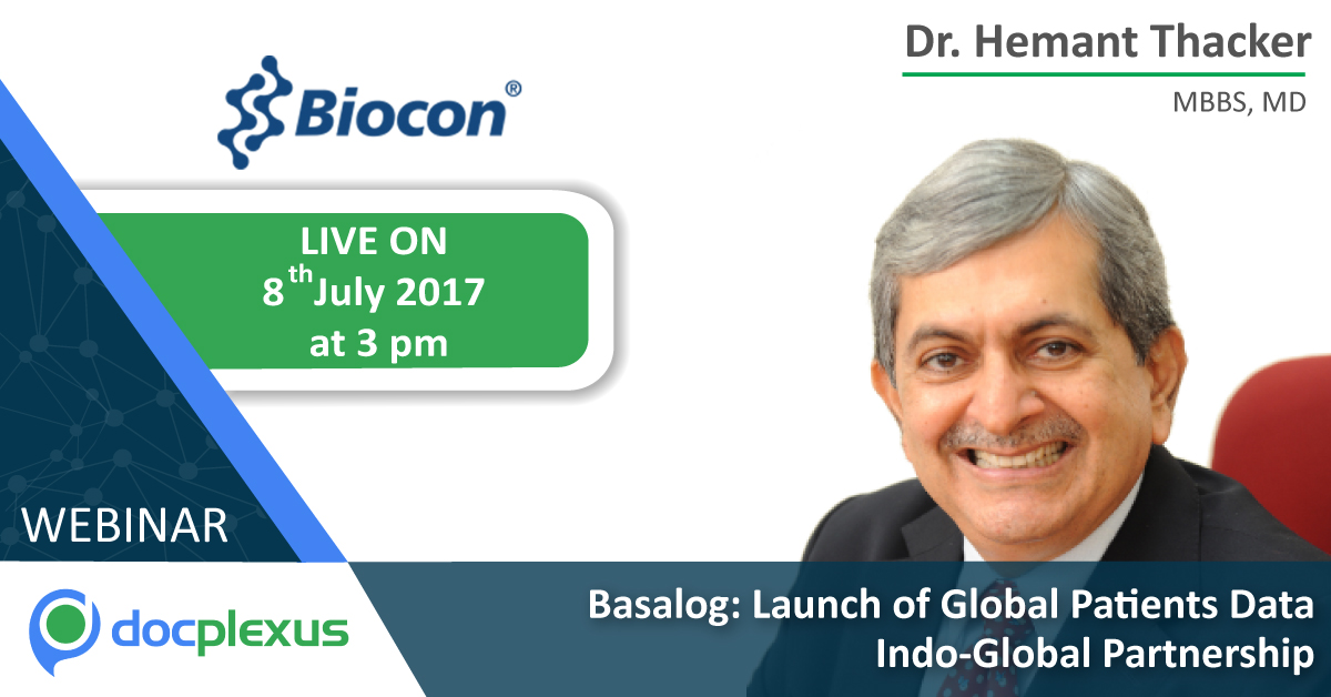 Webinar on Basalog: Launch of Global Patients Data: Indo-Global Partnership