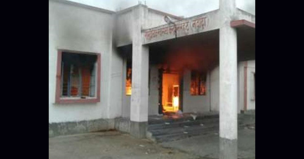Patients Attendants Set Hospital On Fire!