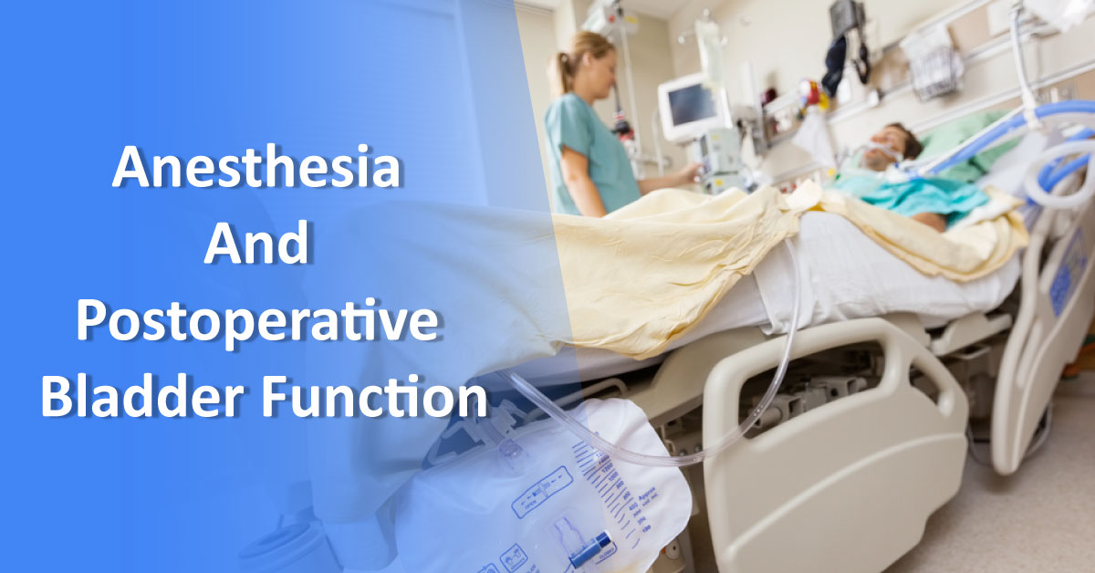 Effect Of Anesthetics and Analgesics On Postoperative Bladder Function