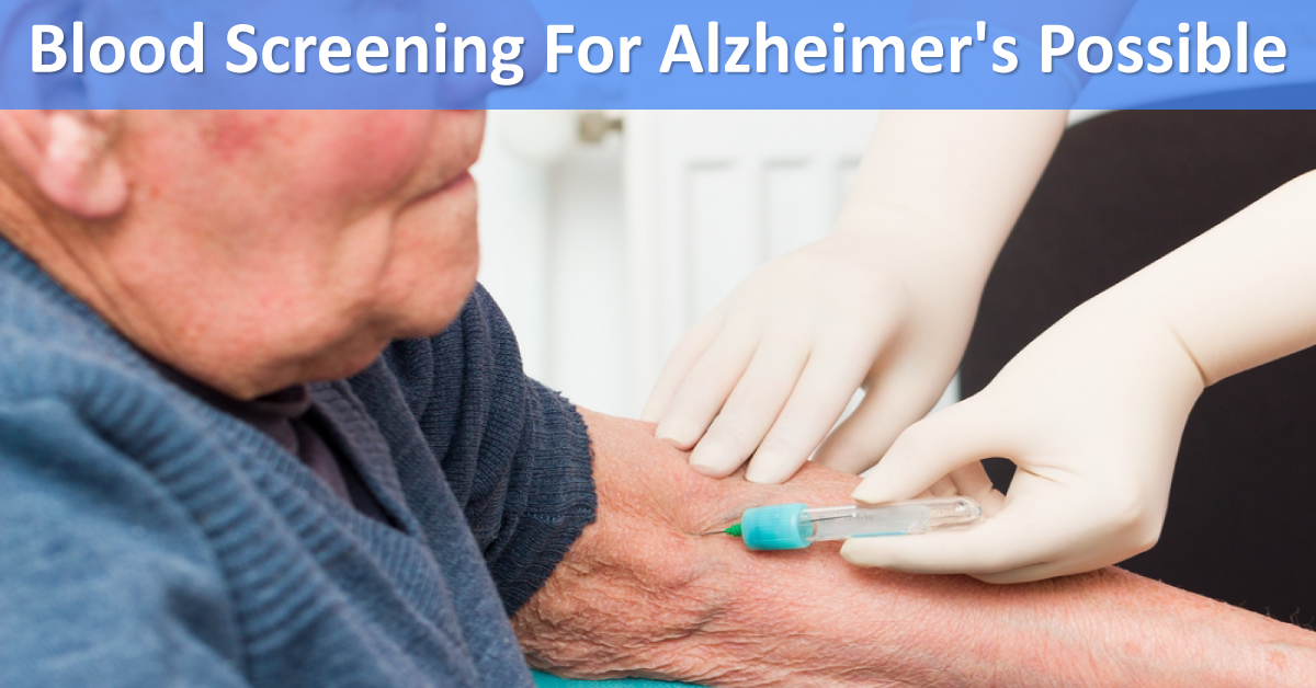 Blood Screen To Asses Predisposition to Alzheimer’s Disease