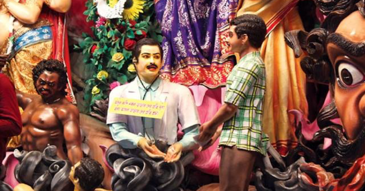 Doctor As ‘ASUR’ In West Bengal’ Biggest Festival ‘Durga Puja’