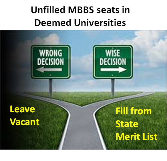 Should We Leave Vacant MBBS Seats In Deemed Universities?
