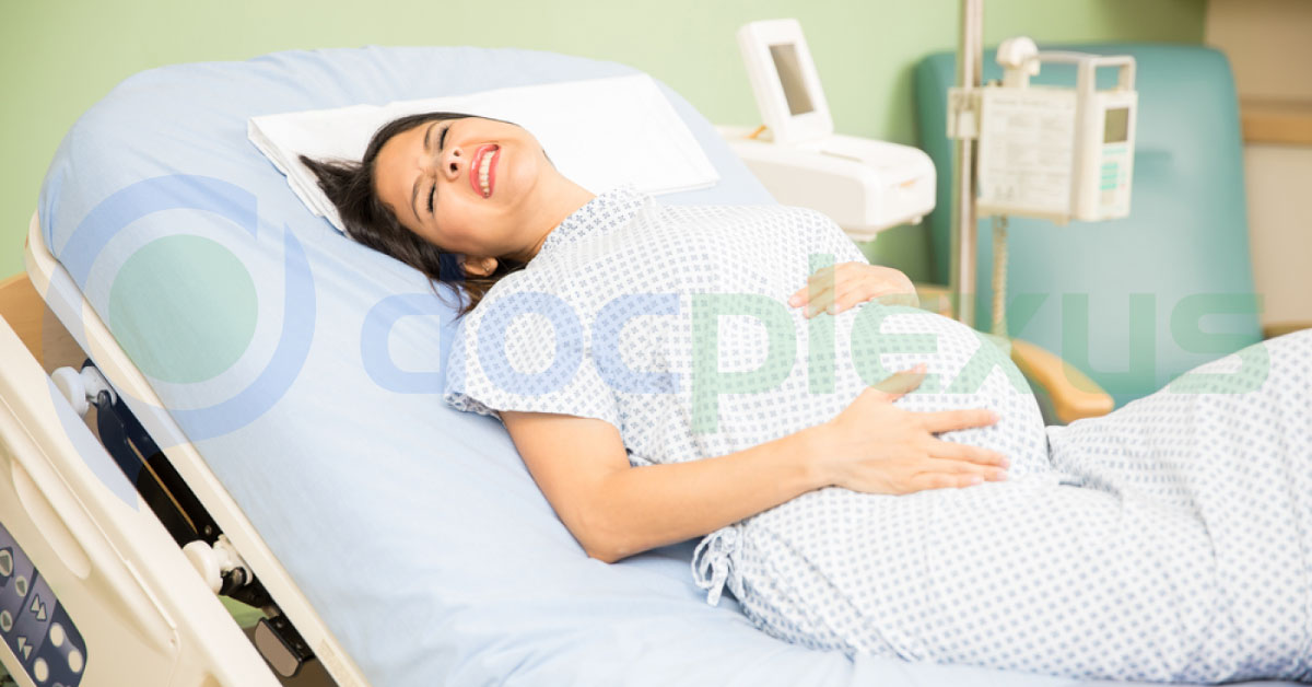 Painful Uterine Contractions in a Pregnant Woman