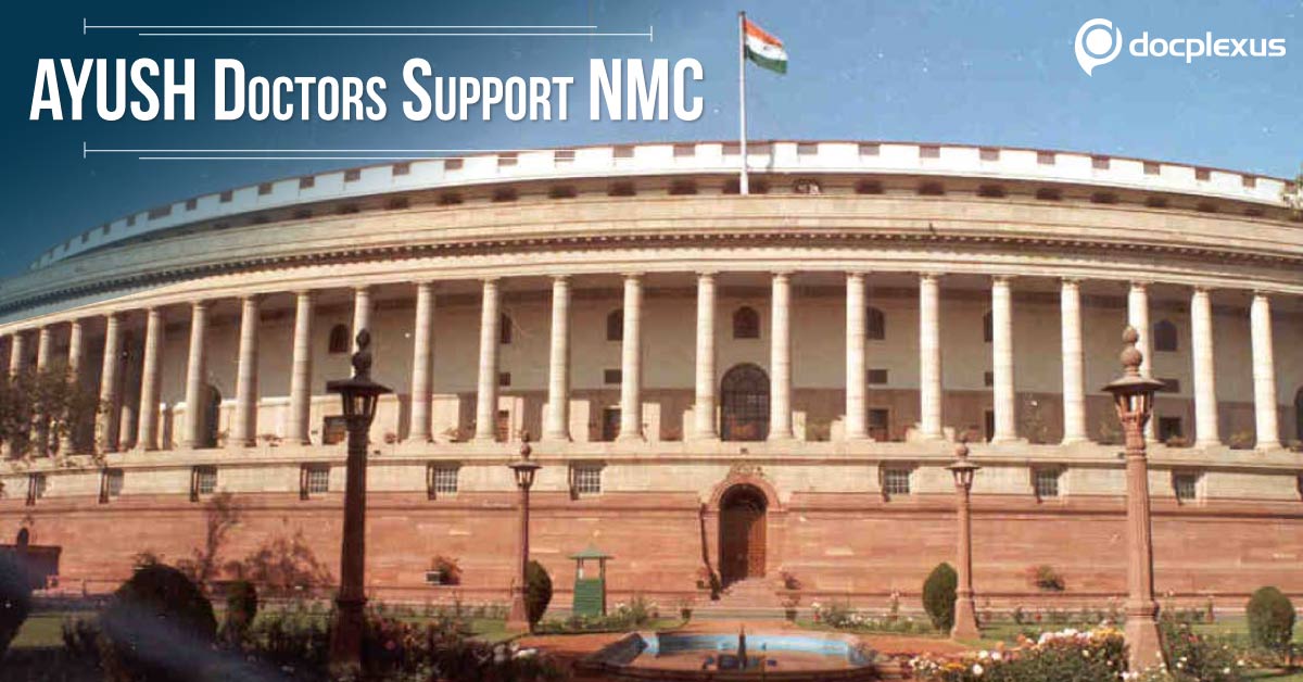 AYUSH Doctors Favor NMC Bill