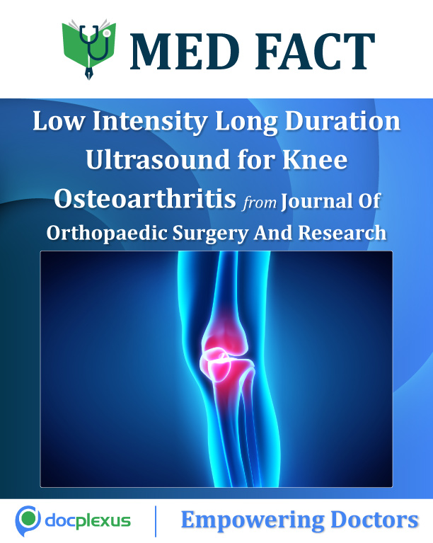 Low Intensity Long Duration Ultrasound For Knee Osteoarthritis