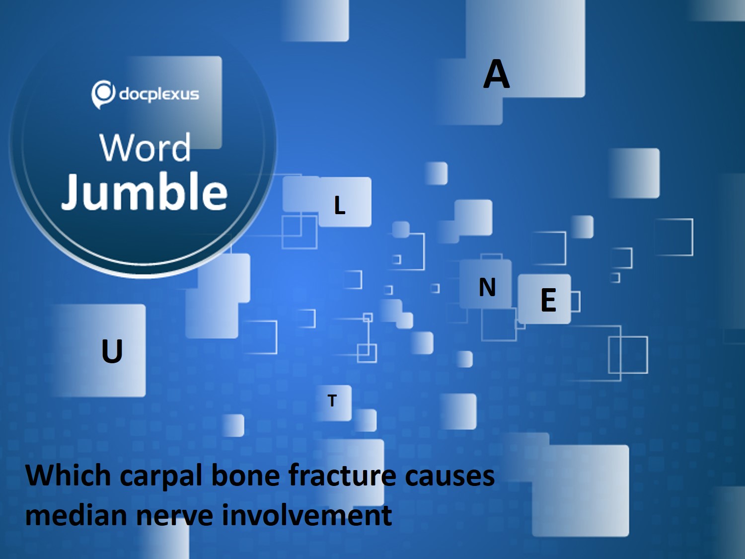 Carpal Bone Fracture Causing Median Nerve Involvement