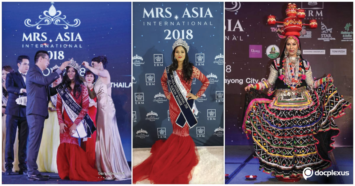 Another Feather In India’s Cap: Dr. Anupama Soni Crowned As Mrs. Asia International 2018