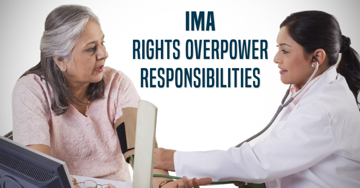 IMA Emphasizes On Highlighting Patient Responsibilities In Charter