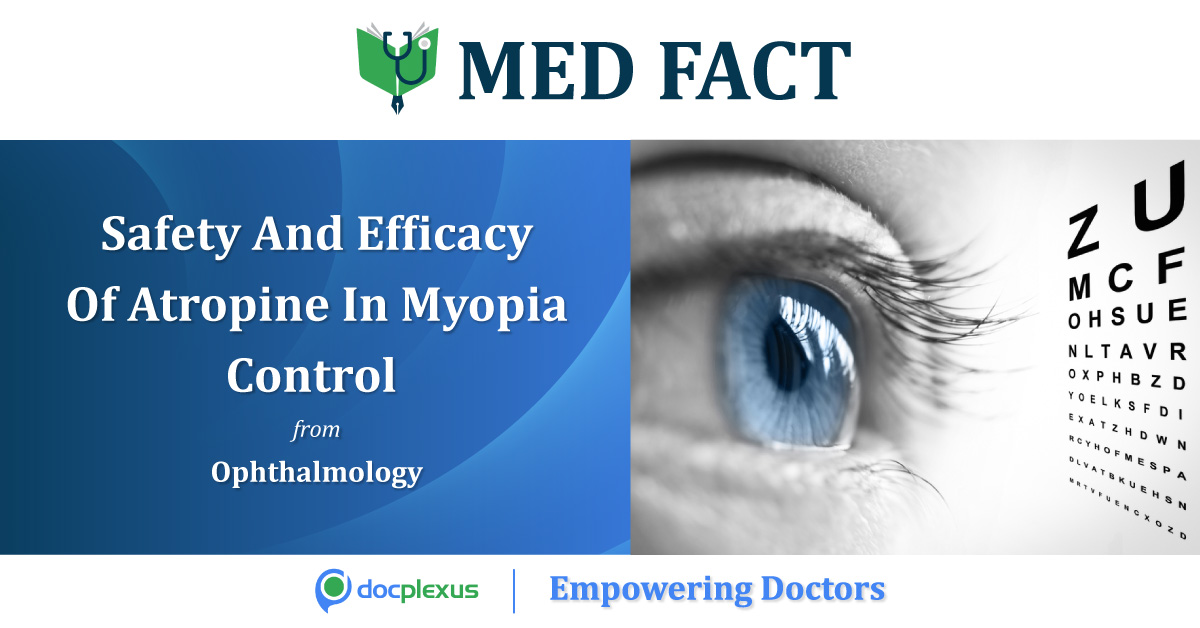 Evaluation Of Safety And Efficacy Of Atropine for Myopia Progression