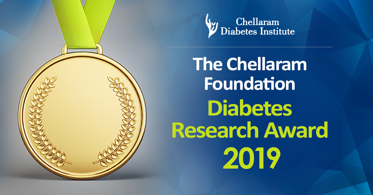 The Chellaram Foundation Diabetes Research Award 2019