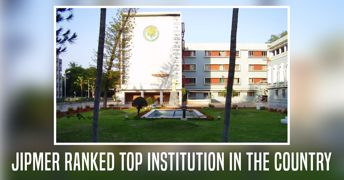 JIPMER Bags Top Spot In HM’s Mera Aspataal Ranking