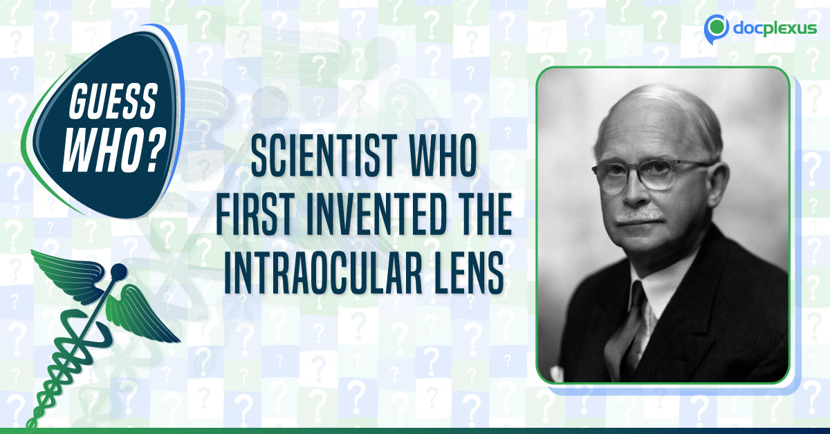 Scientist Who Invented the First-ever Intraocular Lens