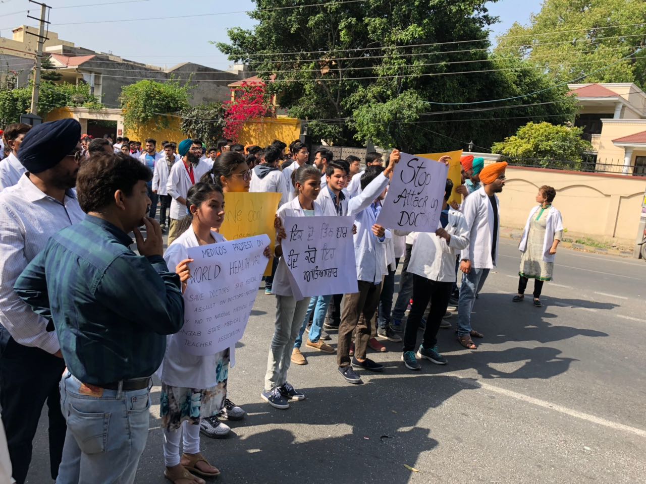 Protest Day For Rising Assaults On Doctors 