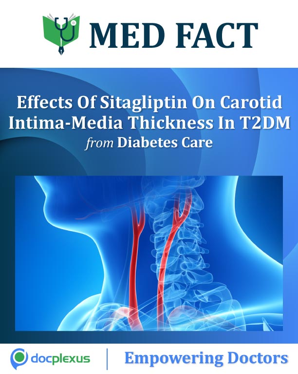 Effects Of Sitagliptin On Carotid Intima-Media Thickness In T2DM