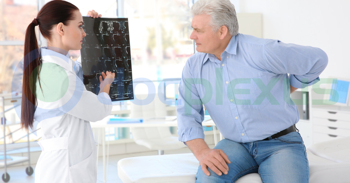 A Man With T8 Vertebral Compression Deformity