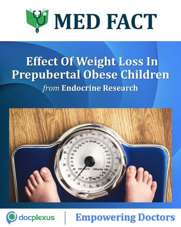 Effect Of Weight Loss On Bone Markers And Adipokines In Prepubertal Obese Children