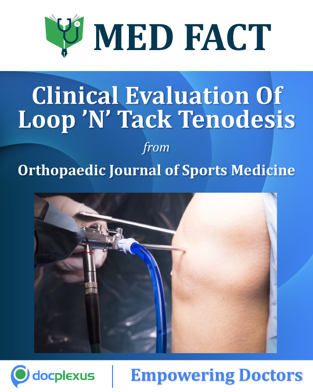 Loop ’N’ Tack Tenodesis: An Arthroscopic Knotless Suprapectoral Biceps Tenodesis Technique