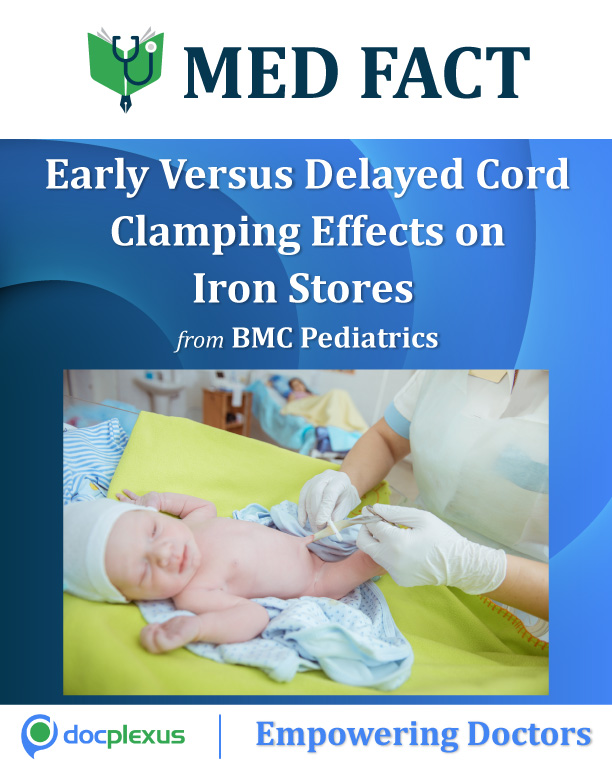 Early Versus Delayed Cord Clamping Effects on Iron Stores