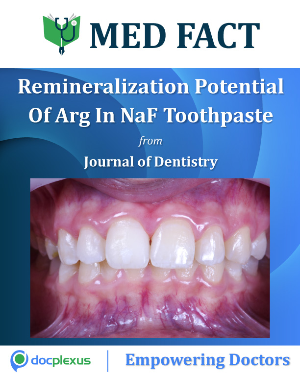 Enamel Remineralization Using Arginine And Fluoride Toothpaste