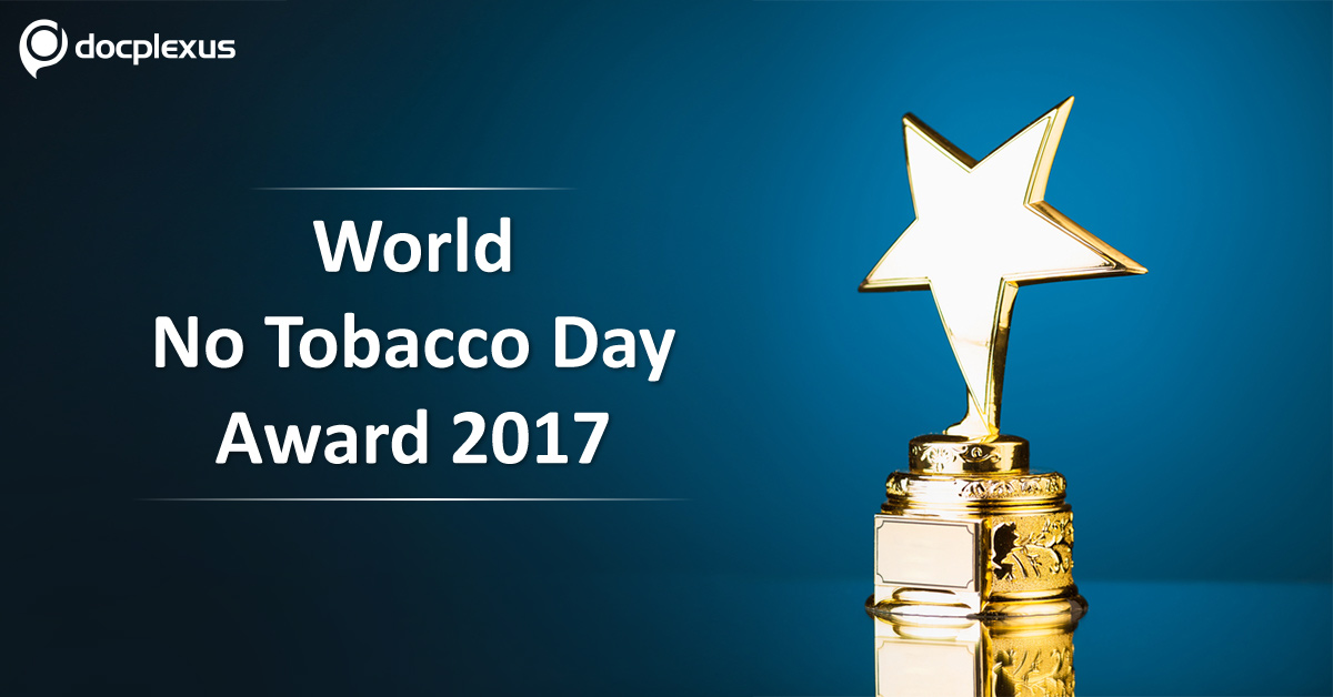 WHO Awarded SK Arora For Tobacco Control Initiative