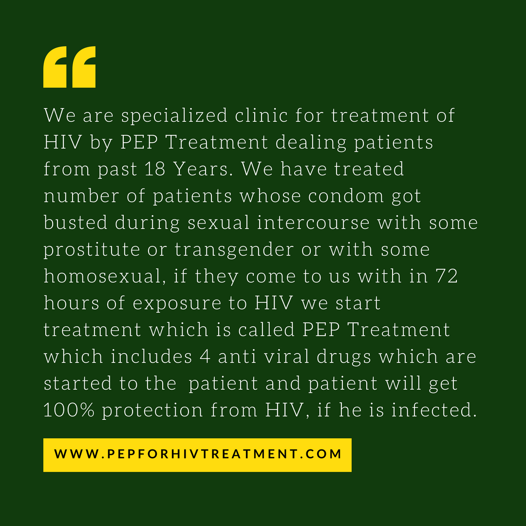 PEP Treatment For HIV Patients