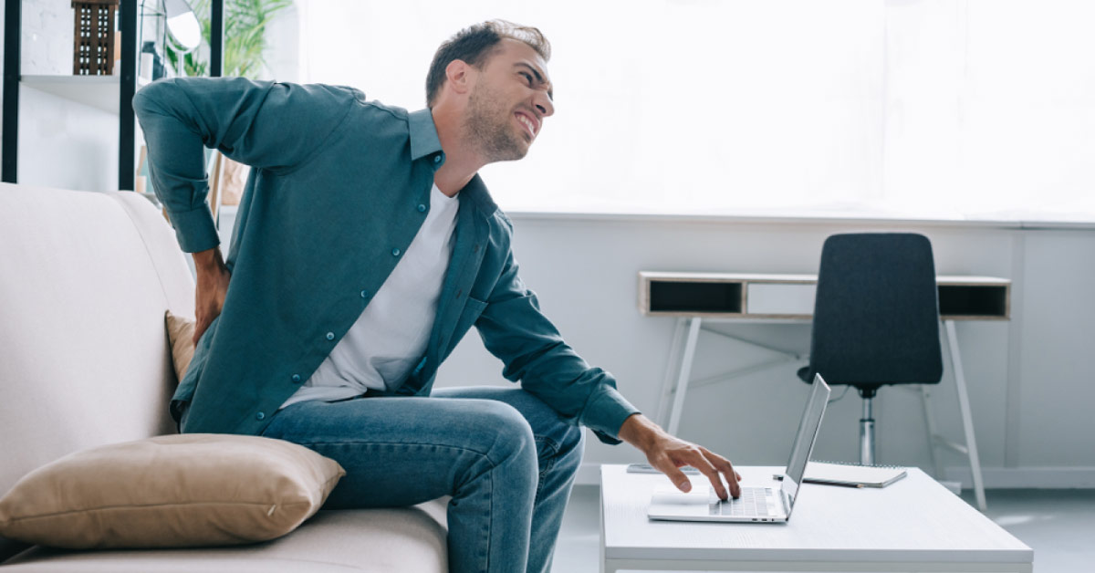 A Man with Back and Side Pain