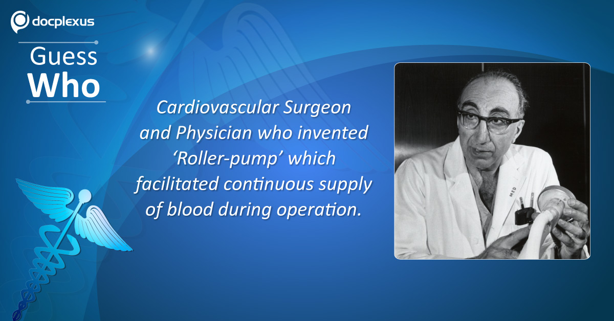 Who is This Cardiovascular Surgeon who Invented Roller-pump?