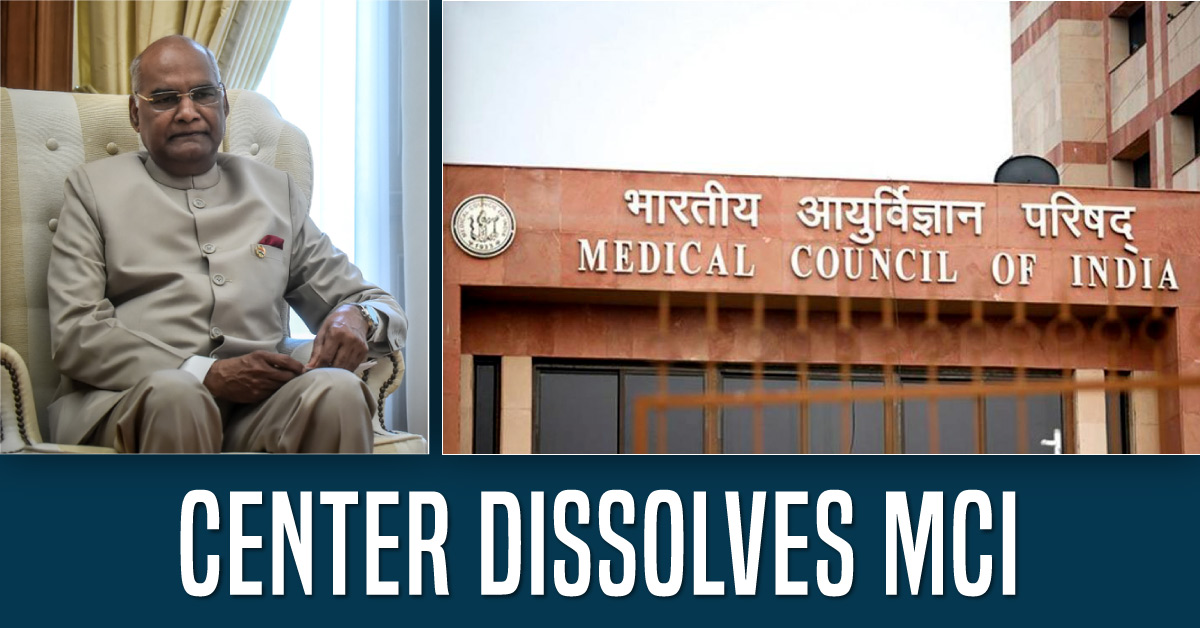 MCI Dissolved: President Clears Ordinance