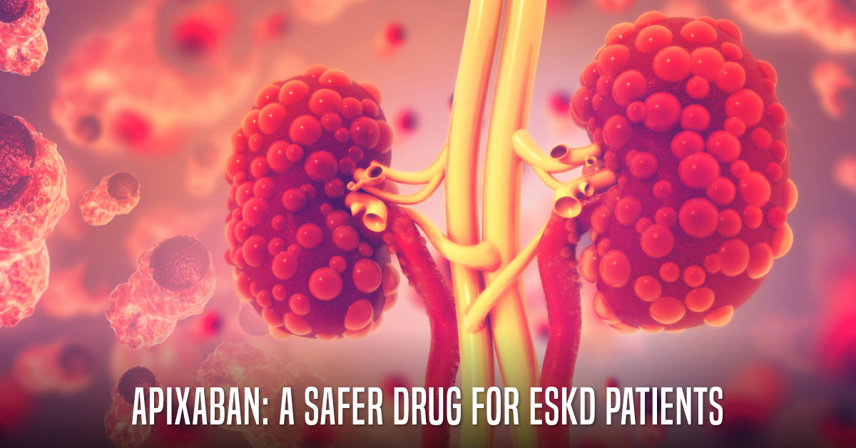 Safety Index Of Apixaban In ESKD Patients With AF