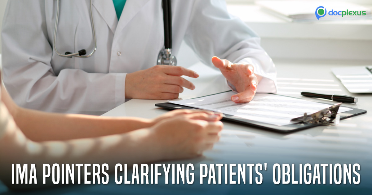 IMA to Healthy Ministry: Charter to Clarify Patient Concerns