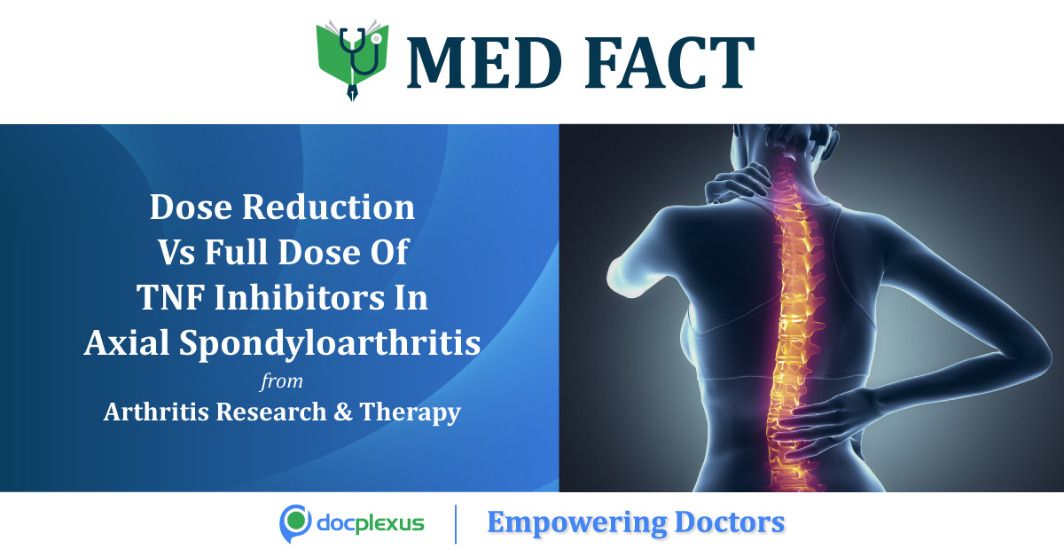 Axial Spondyloarthritis: Dose Reduction Vs Standard Dosing Of TNF-Inhibitors