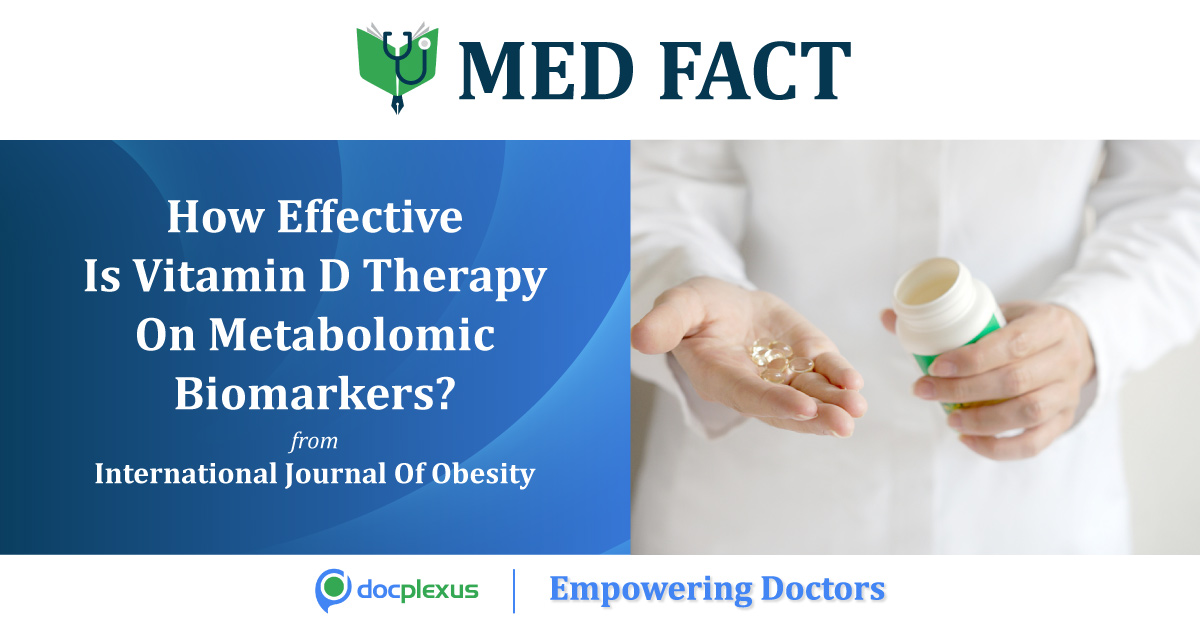 Vitamin D Therapy For Improving Metabolomic Biomarkers In Obese Patients