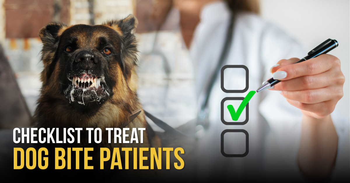 Checklist for Doctors to Treat Dog bite Patients