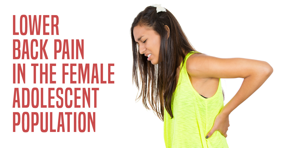 Is Lower Back Pain More Common in the Female Adolescent Population?