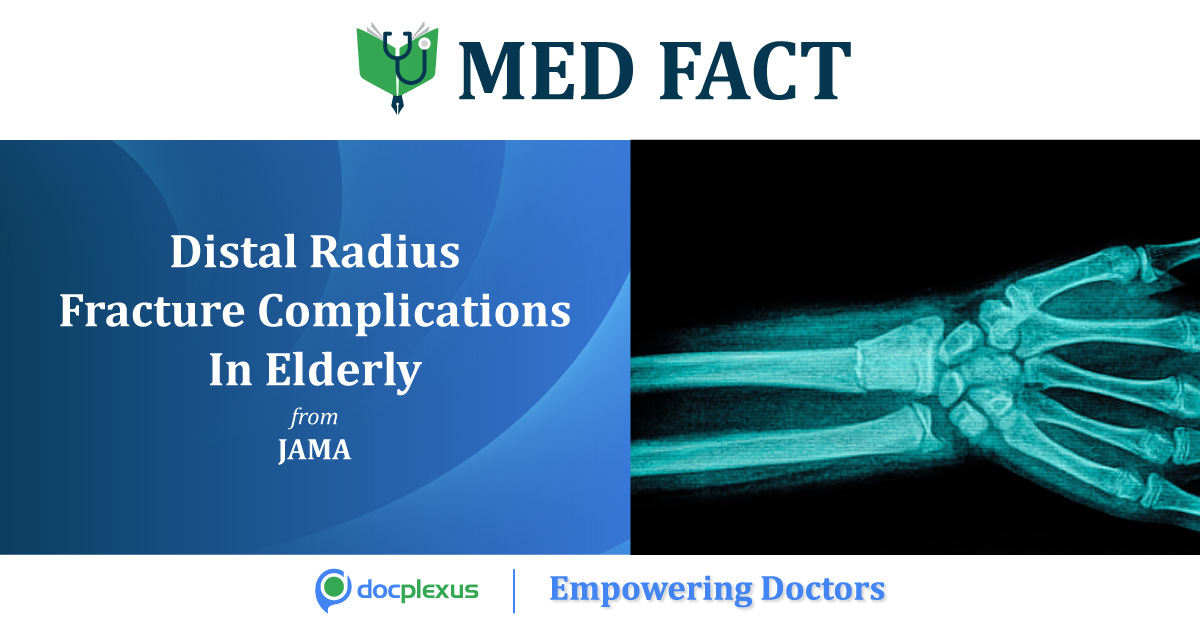 Assessment Of Distal Radius Fracture Complications In Elderly
