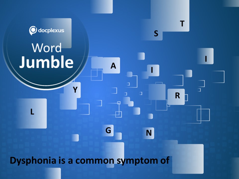 Dysphonia is a Common Symptom of ___.