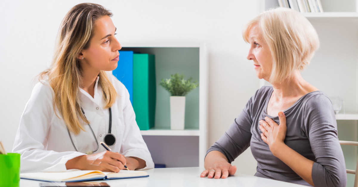 A Woman With Chest Pain