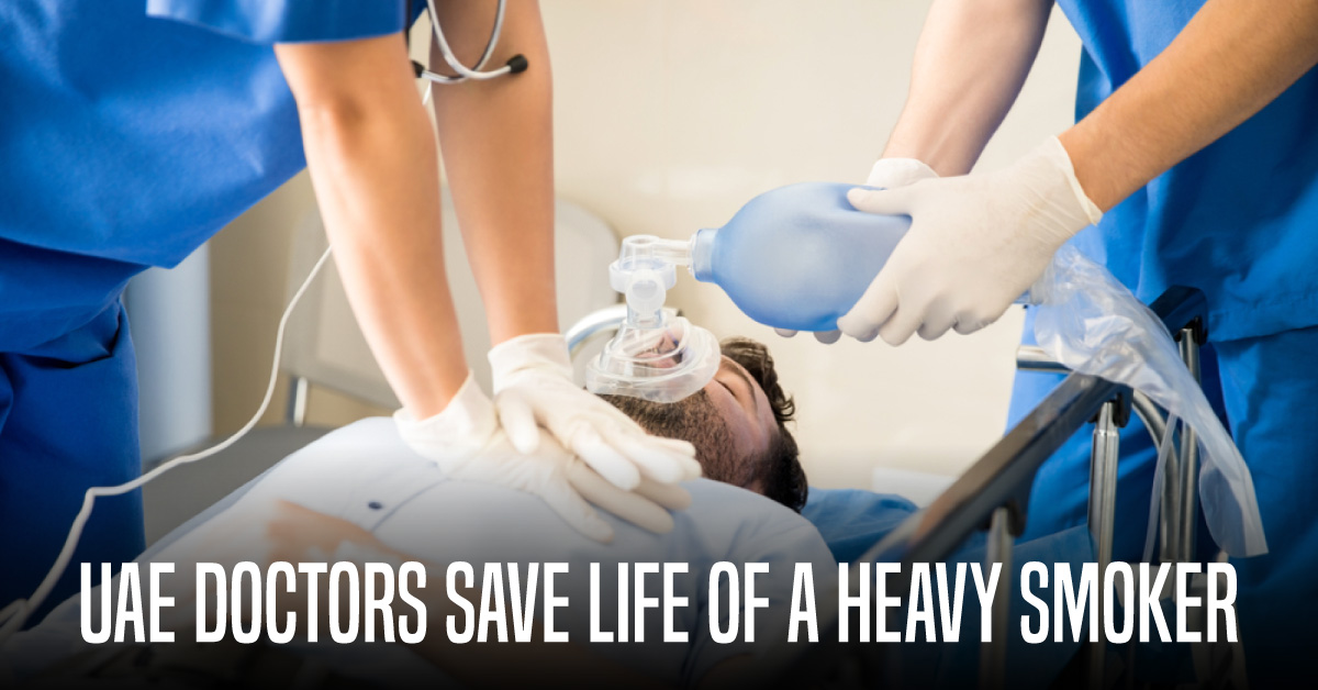 Diligent Efforts Of Doctors’ Saves Life Of A Heavy Smoker