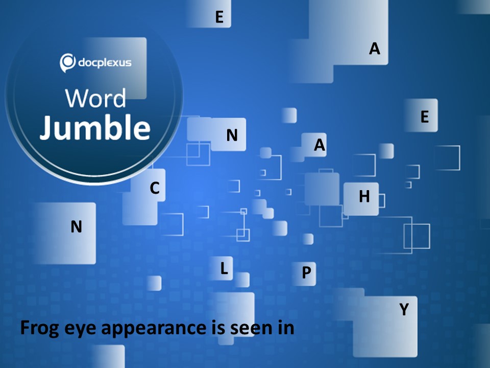 Identify the Condition Characterized by Frog Eye Appearance