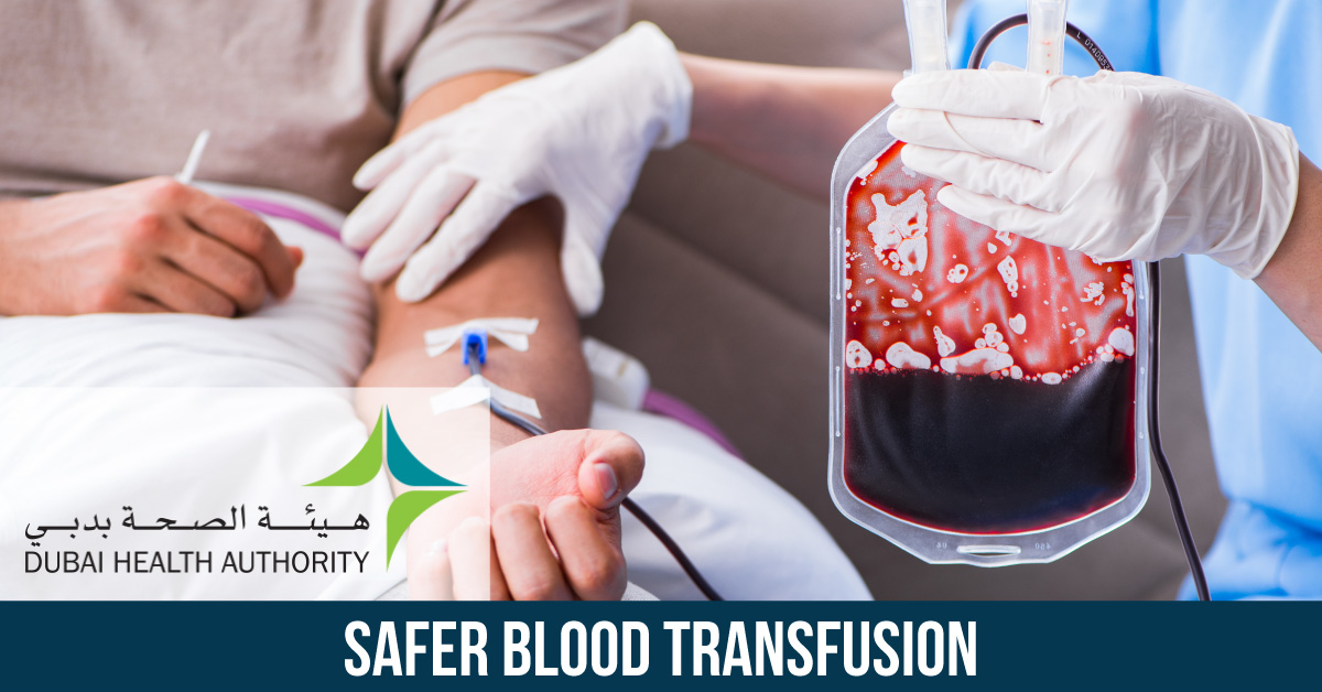 DHA Initiative To Improve Safety Of Blood Transfusion