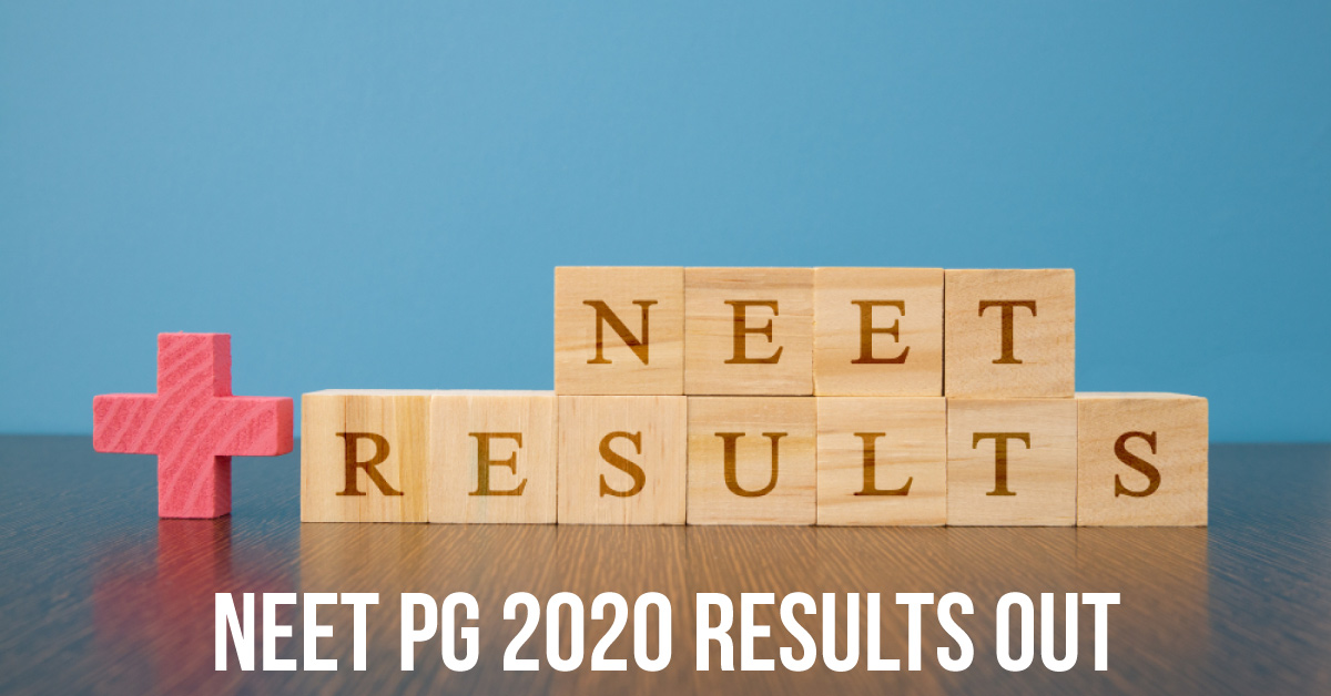 NEET PG 2020 Results Declared