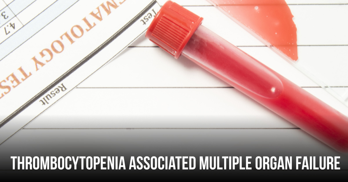 A Case of Thrombocytopenia Associated Multi-organ Failure