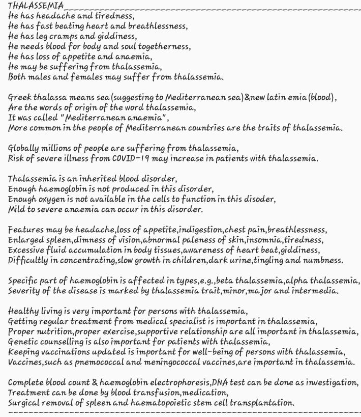 Thalassemia